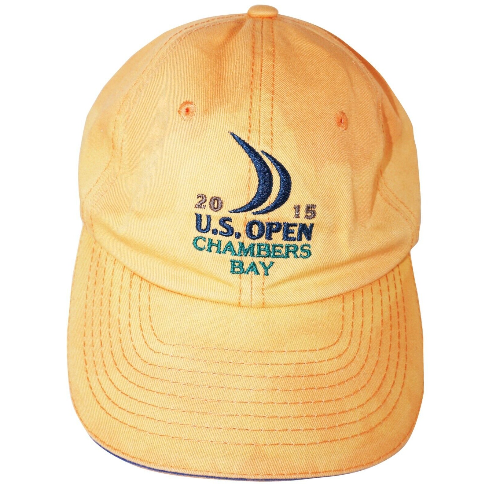 Pga Tour Us Open Chambers Bay Golf Hat  Usga Member  Orange Slouch Cap 2015